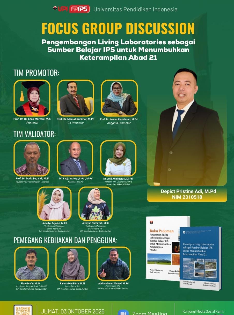 FGD Pengembangan Living Laboratories sebagai Sumber Belajar IPS untuk Keterampilan Abad 21